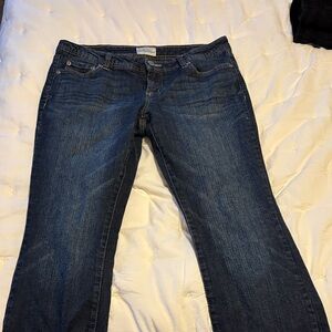 Vintage Aeropostale Dark Blue Women's Boot Cut Jeans